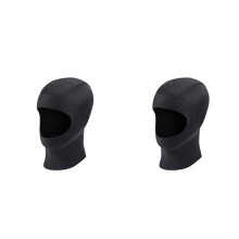 2Pcs Black Diving Head Cover Snorkeling Cap Durable Water Defense