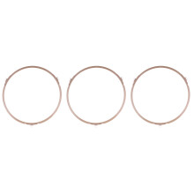 3Pcs Microwave Plate Holder Roller Rings Pink Plastic Tray Support