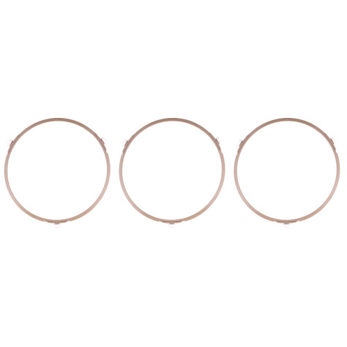 3Pcs Microwave Plate Holder Roller Rings Pink Plastic Tray Support