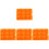 8Stk Kreative Silikonform Für Backen Candy Cookie Orange 4