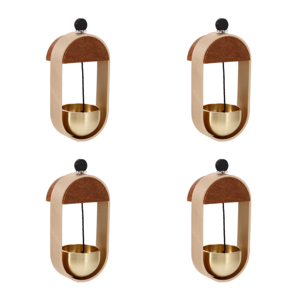 4Pcs Coffee Shopkeeper Door Bell Wooden Door Chime For Business Use 3701208573248