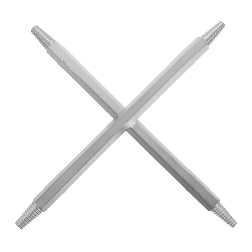 2Pcs Silver Heavy Duty Broken Spark Plug Extraction Tool for Vehicles