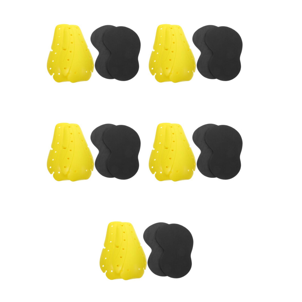 5Sets Removable Breathable Hip & Knee Pads For Motorcycle Use 3703116075043