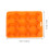8Stk Kreative Silikonform Für Backen Candy Cookie Orange 10