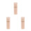 3Pcs Empty Pink PP Lipstick Tubes Durable Cosmetic Containers Portable 1