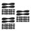 60Paires Hélices Rc Pour Drone Noir Stables 4