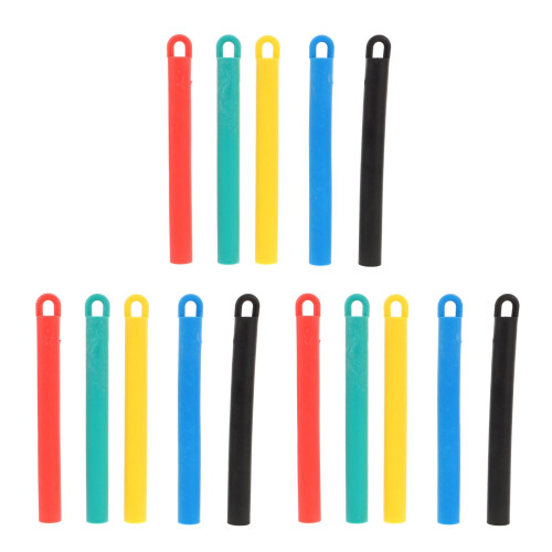 15Pcs Multi-Use Pool Cue Clips Rack Portable Plastic Wall Mount Holder