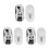 6Pcs Handheld Shower Head Holder Suction Cup Strong Durable Plastic 1