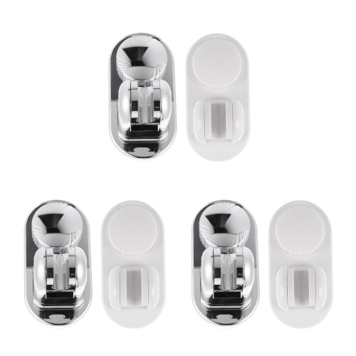 6Pcs Handheld Shower Head Holder Suction Cup Strong Durable Plastic
