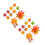 540Pièces Artificielles Orange Décor Automne Tableau 11