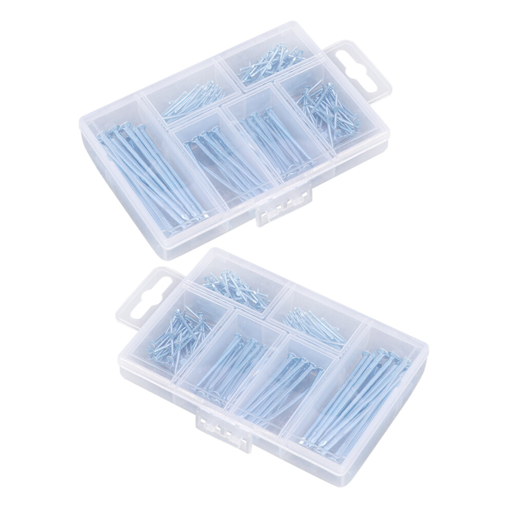Silver Flat Head Nails Sturdy Picture Hanging And Diy Fixings 3701208572760