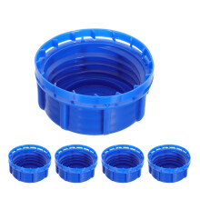 5Pcs Blue Plastic Sealed Bucket Lids Airtight Screw Caps for Storage