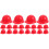 20Pcs Red Plastic Mini Realistic Doll Hard Hat Decor 4