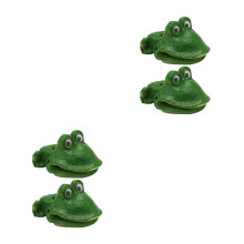 4Pcs Durable Resin Frog Air Stone Fish Tank Oxygen Diffuser Decoration