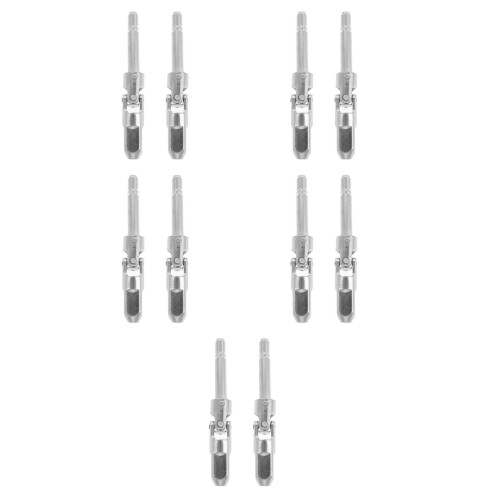 10Pièces Joints Horizontaux En Acier Pour Cric Remorque À Double