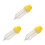 3Pcs White Condiment Dispensers Hanging Design for Kitchen 1
