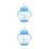 2Pièces Bébé 240Ml PP Avec Poignées À 1