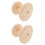 2Pcs Compact Beige Wooden Ironing Board Kids Ironing Stool 1