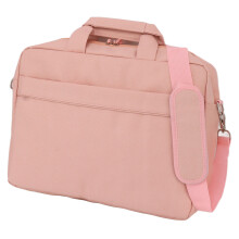 Wasserdichte pinke Oxford-Laptoptasche für 15,6 Zoll, stoßfeste gepolsterte Tasche