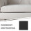Coussin Mousse Dense Noir Support Affaissement 8
