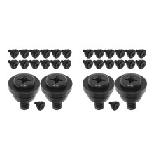 30Pcs Pc Screw Kit Iron Material Shock Absorption for Hdd SSD