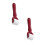 2Pcs Dark Red Small Rollers for Painting Wallpaper Seam Smoothing Tool 1