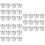 36Pcs Smooth Surface Silver Sauce Bowls for Home and Restaurant Use 1