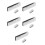 200Pcs Plastic Shutter Replacement Pins Silver Durable Latch for Home 1
