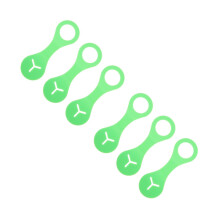 6 Pcs Toilet Bag Hook Pvc Trash Rack Pet