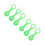 6 Pcs Toilet Bag Hook Pvc Trash Rack Pet 1