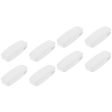 8Pcs White Plastic Blind Cord Weights Roller Shade Pull Handles