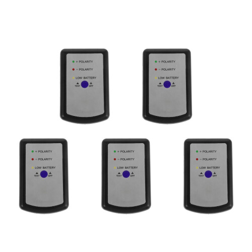 5Pcs Multi Car Audio Polarity Tester Speaker Phase Meter Horn Tester