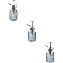 3Pcs Plant Watering Can Glass Sprayer Bottle Grey Ergonomic Handle