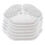 6Pcs Pet Water Dispenser Filter White Plastic Cat Fountain Replacement 1