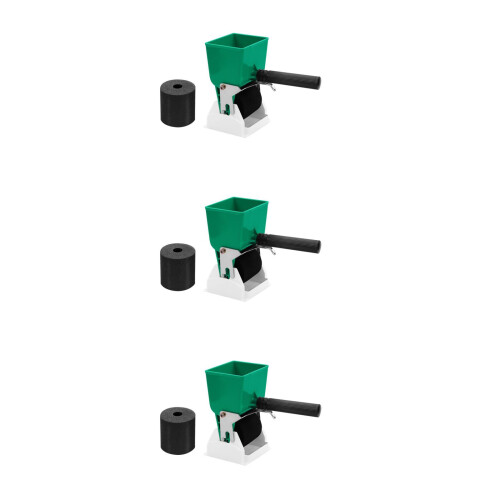 3Pcs Portable Green Adhesive Rollers Manual Glue Applicator Tool