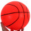 Elasticity Inflatable Ball Pvc Basketball Red 1pack 4