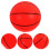 Elasticity Inflatable Ball Pvc Basketball Red 1pack 10