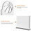 4Pcs White Mdf Sublimation Trophy Model Blanks for Table Home Decor 6