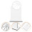 4Pcs White Mdf Sublimation Trophy Model Blanks for Table Home Decor 9