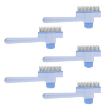 5Pcs Dog Grooming Comb ABS Steel Pins Detangling Pet Brush