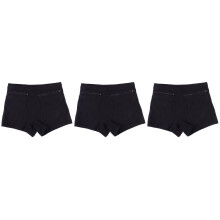 3Pièces Shorty Femme Noir Taille Respirant Et Élastique