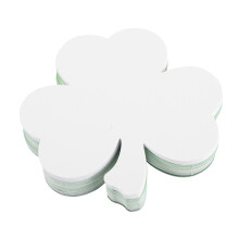 50Pcs Three-Leaf Clover Paper Cards for St Patrick's Day Classroom Use