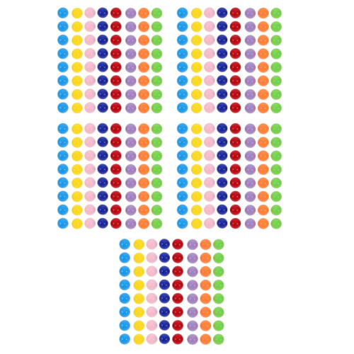 400Pcs Colorful Replaceable Plastic Game Beads for Family Logic Games