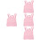 4Pcs Mini Doll Backpack Pink for 18 Inch Dolls Playtime 1