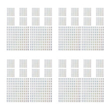 4800Pcs Faith Adhesive Cross Stickers for Envelope Seals