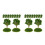 20Pcs Multi-Color Miniature Trees Plastic Models for Diorama Crafting 1