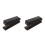 2Pcs Black Acrylic Stapler for Desk Large Capacity Office School Use 1