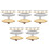 50 Pcs Winding Keys Replacement for Movements Snow Globe Toys 1