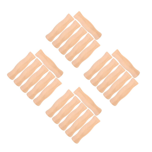 24Pcs Sturdy Wood Bucket Handle Replacement Smooth Grip for Home Use