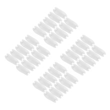 40Pcs Ergonomic White Plastic Handles for Corrugated Boxes Heavy Duty